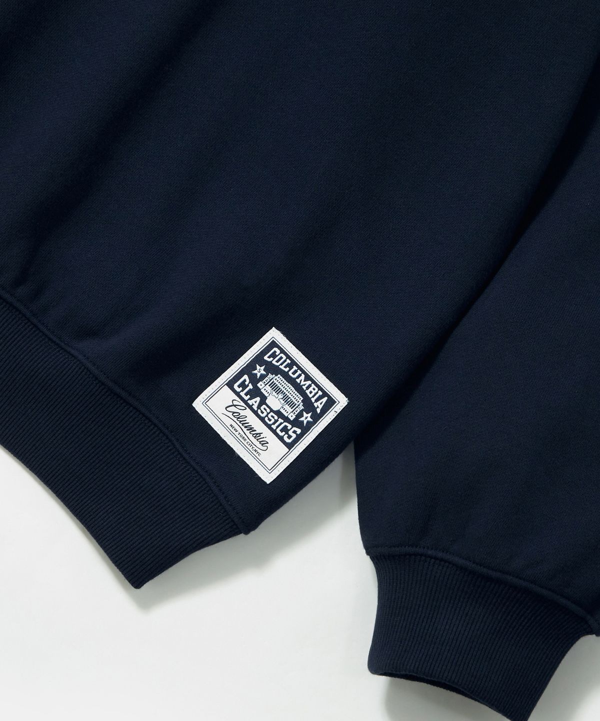 컬럼비아 유니버시티(COLUMBIA UNIVERSITY) STREET ARCH HEAVY TERRY CREW NECK_NAVY