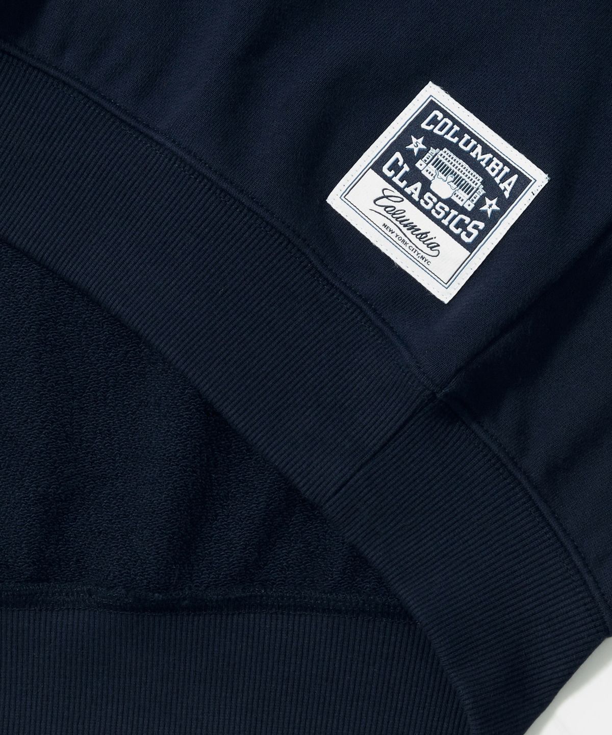 컬럼비아 유니버시티(COLUMBIA UNIVERSITY) STREET ARCH HEAVY TERRY CREW NECK_NAVY
