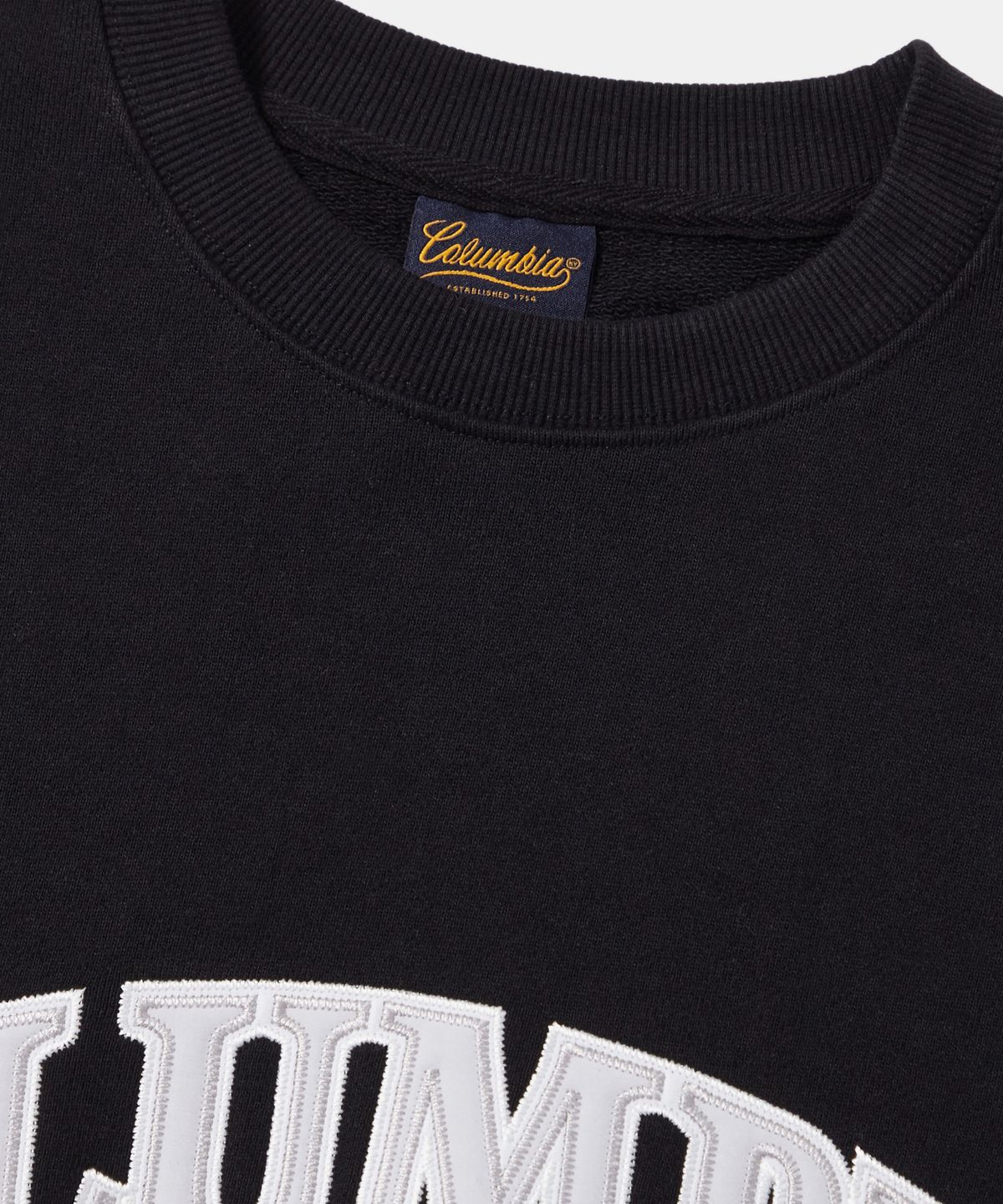 컬럼비아 유니버시티(COLUMBIA UNIVERSITY) STREET ARCH HEAVY TERRY CREW NECK_BLACK