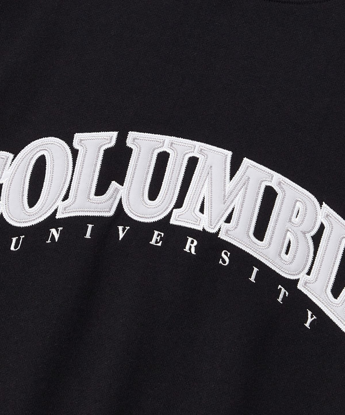 컬럼비아 유니버시티(COLUMBIA UNIVERSITY) STREET ARCH HEAVY TERRY CREW NECK_BLACK