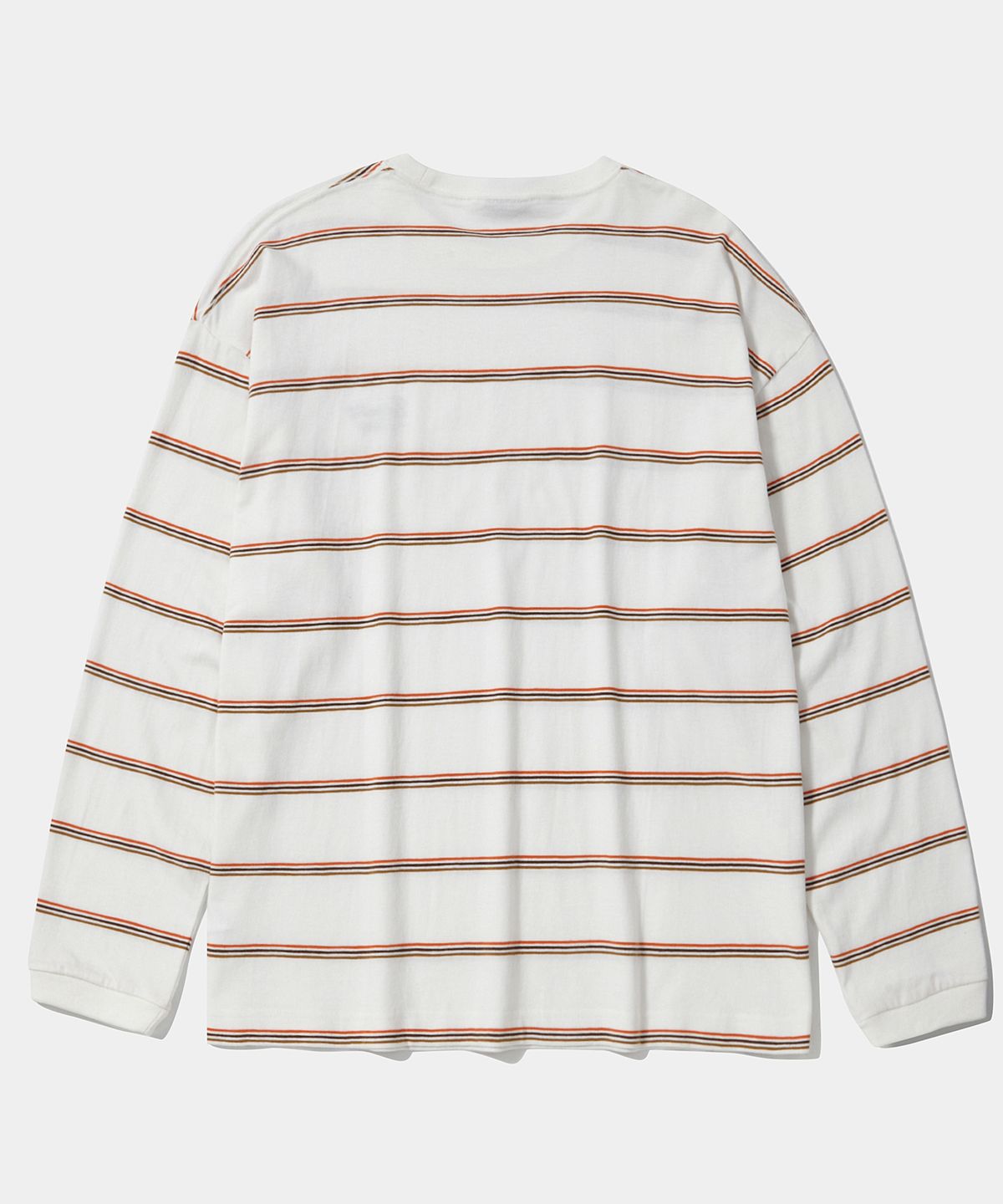 컬럼비아 유니버시티(COLUMBIA UNIVERSITY) NY STREET TAIL STRIPE L/S T-SHIRTS_WHITE