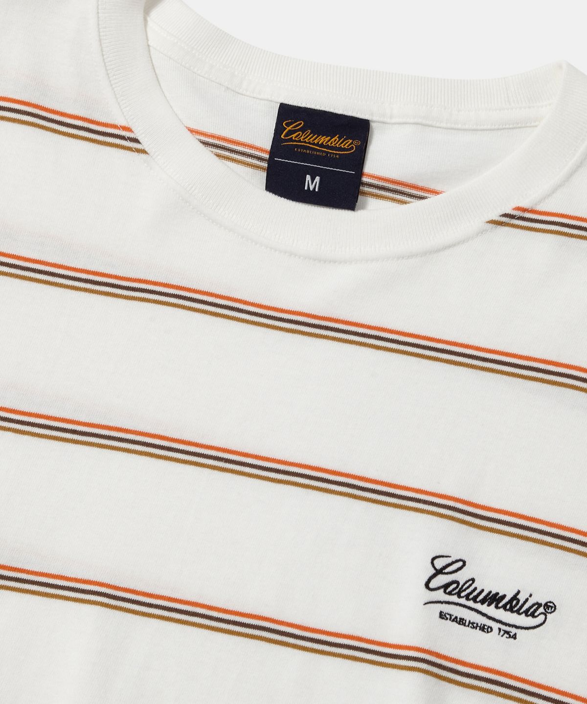 컬럼비아 유니버시티(COLUMBIA UNIVERSITY) NY STREET TAIL STRIPE L/S T-SHIRTS_WHITE