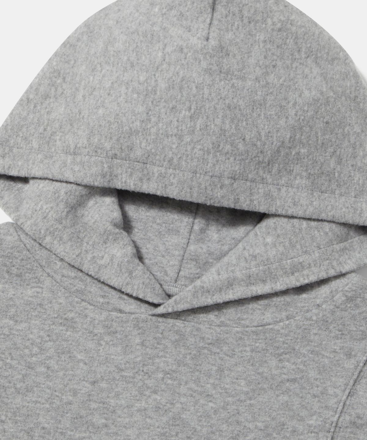 컬럼비아 유니버시티(COLUMBIA UNIVERSITY) TINY SCRIPT SLIM CROP WOMEN HOODIE_LIGHT GRAY