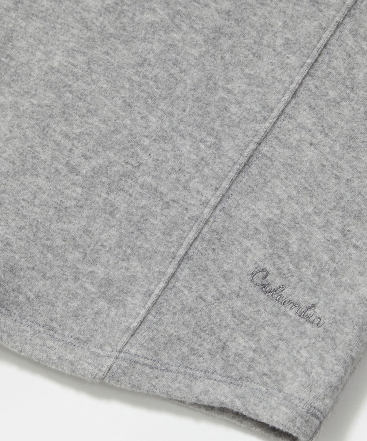 컬럼비아 유니버시티(COLUMBIA UNIVERSITY) TINY SCRIPT SLIM CROP WOMEN HOODIE_LIGHT GRAY