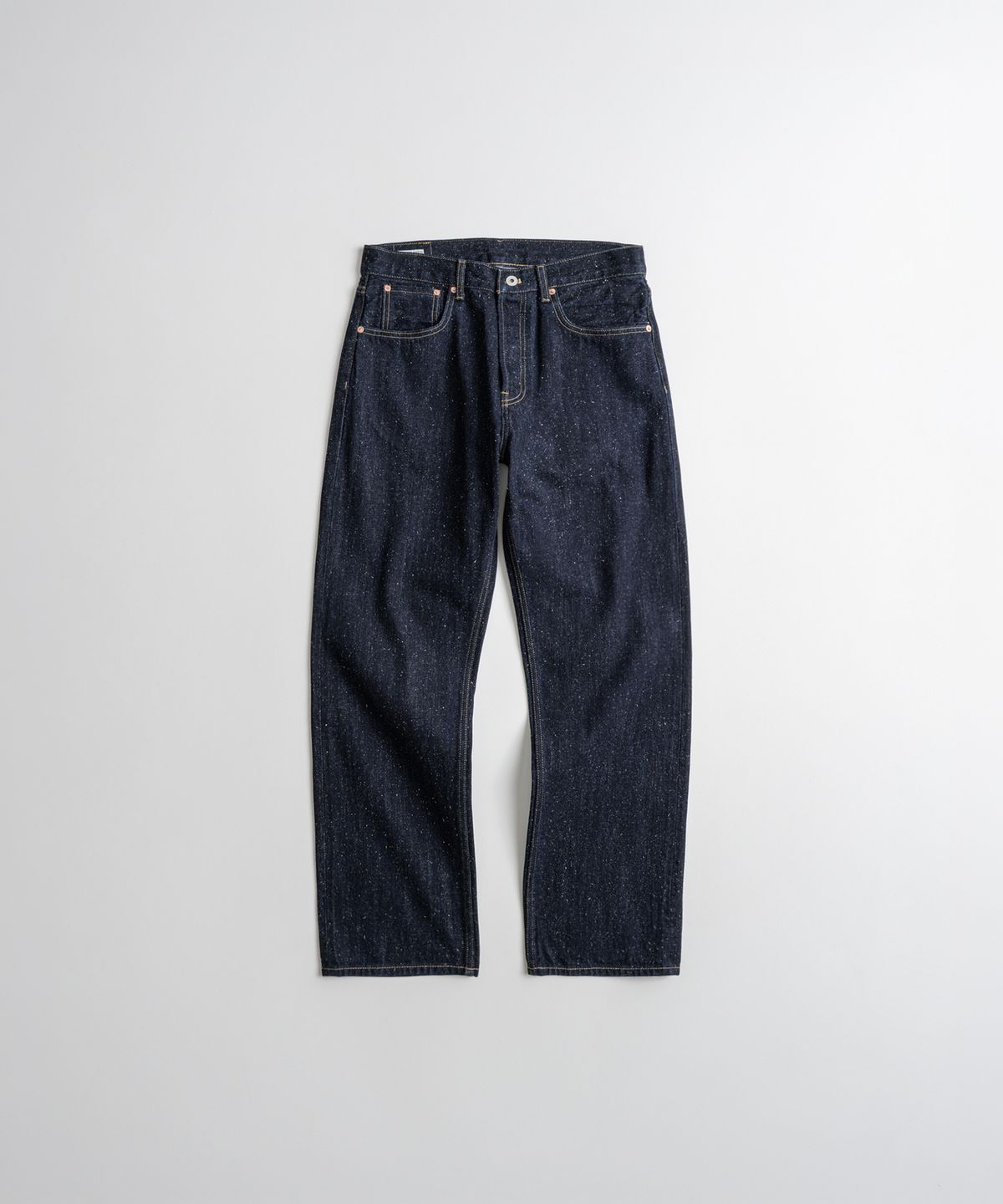 비헤비어(BEHEAVYER) 312R SELVEDGE NEP DENIM PANTS nep indigo