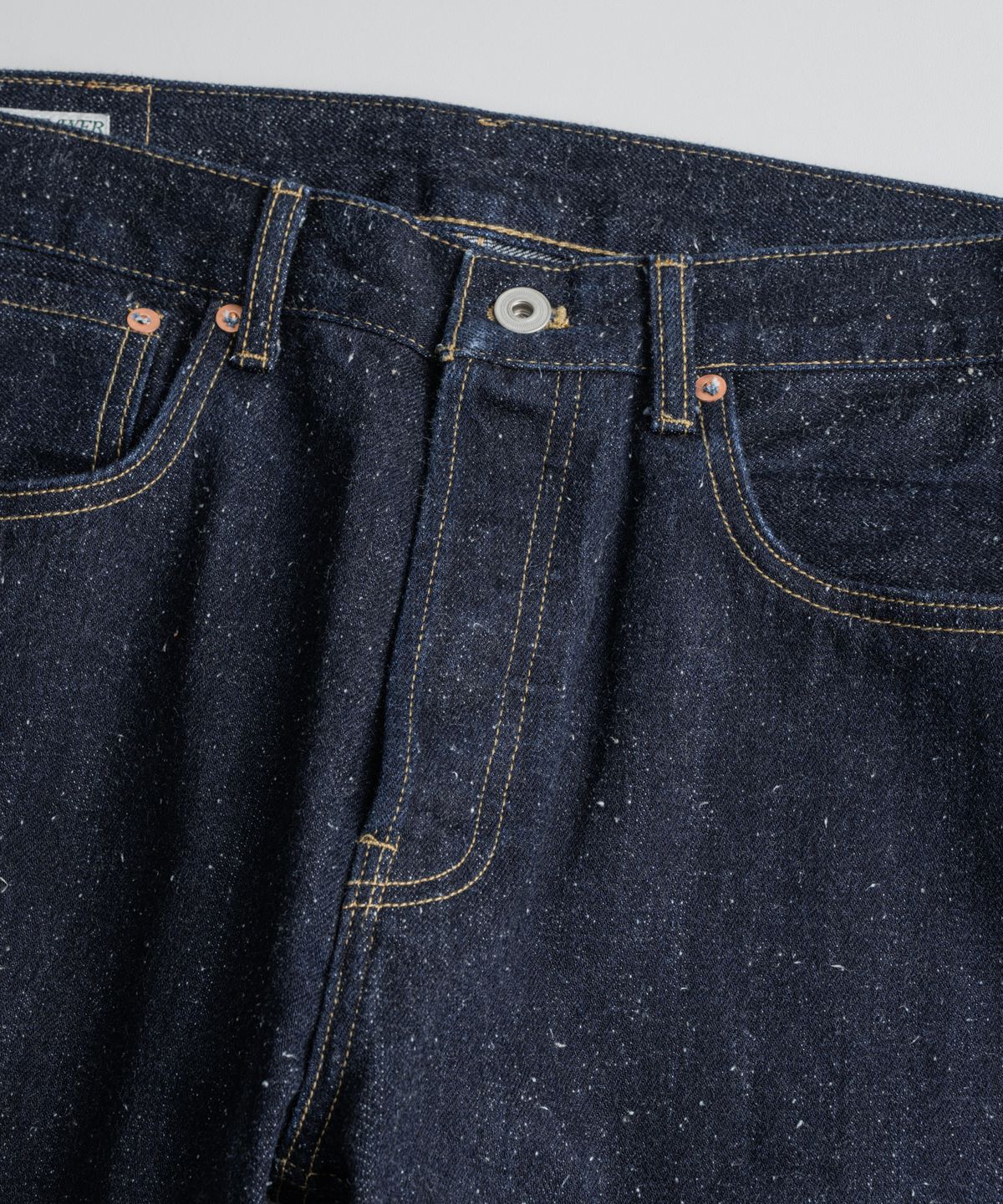 비헤비어(BEHEAVYER) 312R SELVEDGE NEP DENIM PANTS nep indigo