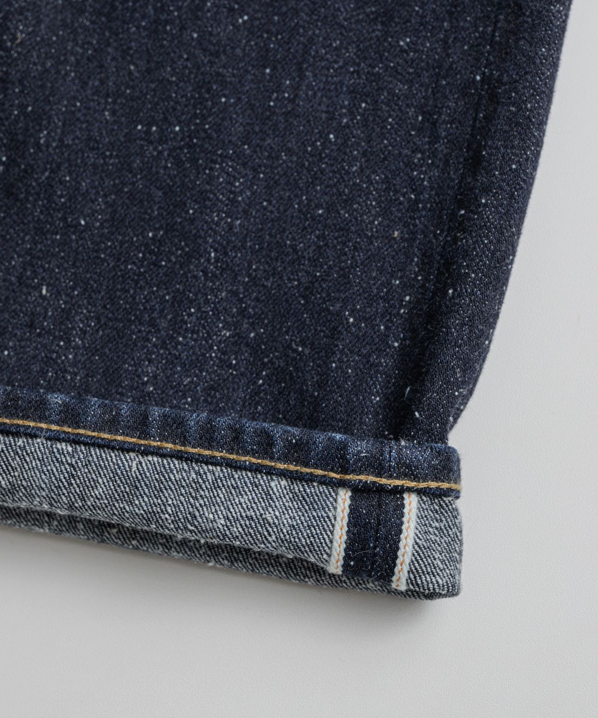 비헤비어(BEHEAVYER) 312R SELVEDGE NEP DENIM PANTS nep indigo