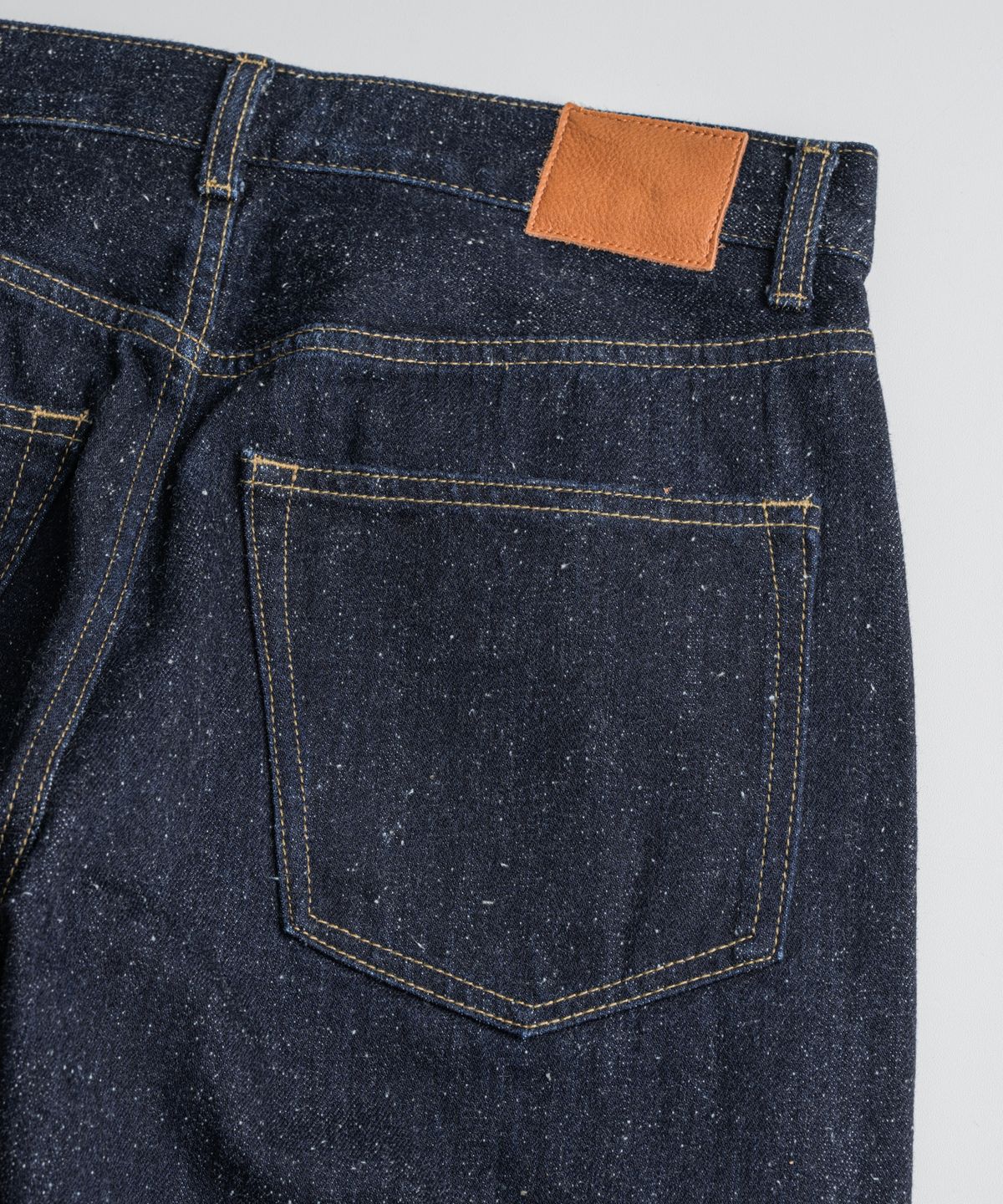 비헤비어(BEHEAVYER) 312R SELVEDGE NEP DENIM PANTS nep indigo