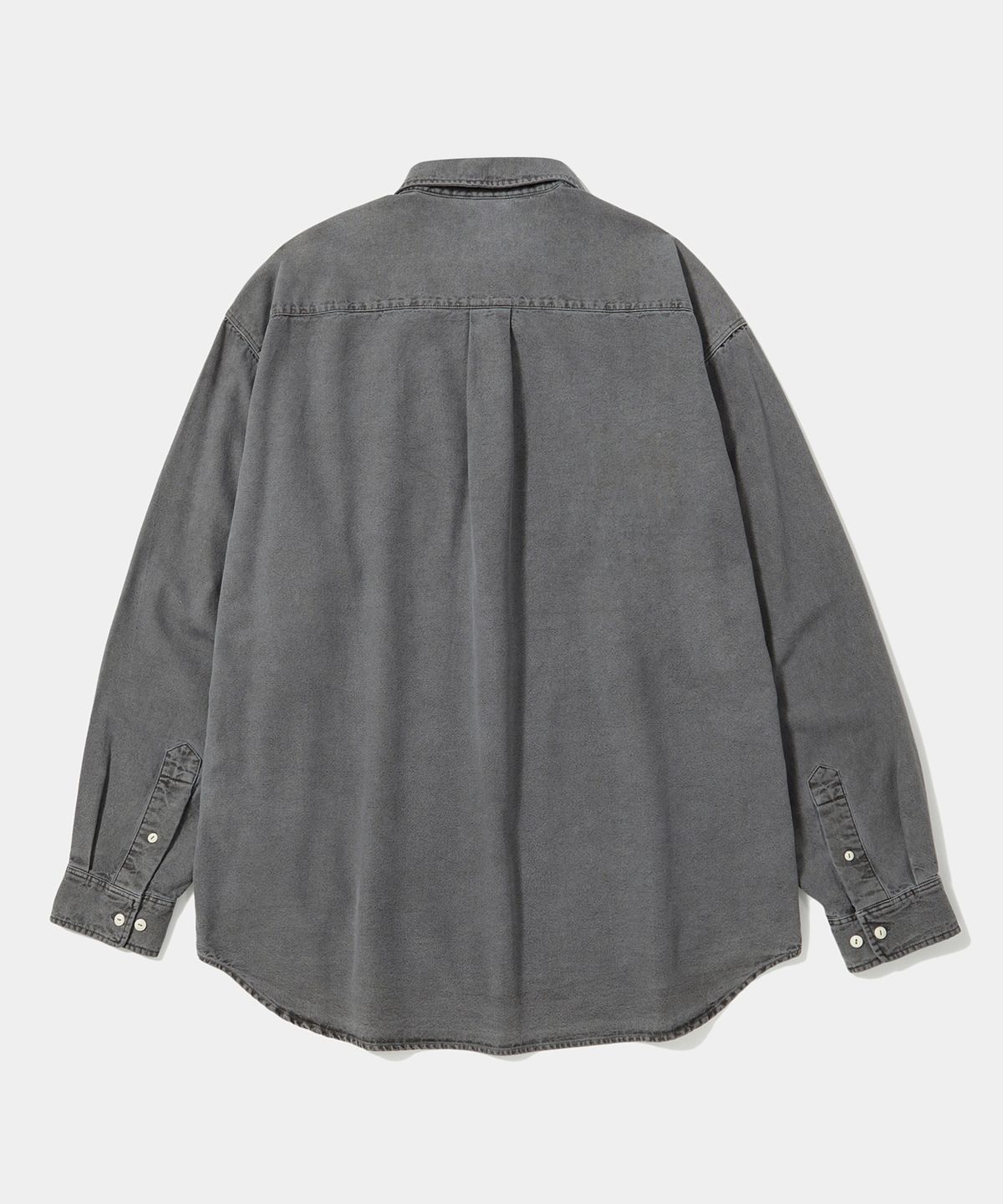 컬럼비아 유니버시티(COLUMBIA UNIVERSITY) TRAJAN LABEL DYING OXFORD SHIRTS _CHARCOAL