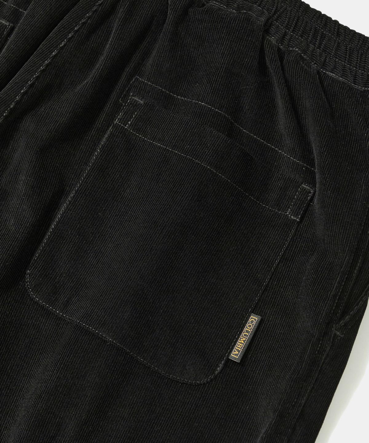 컬럼비아 유니버시티(COLUMBIA UNIVERSITY) TRAJAN LABEL PINTUCK WIDE-FIT CORDUROY PANTS_BLACK