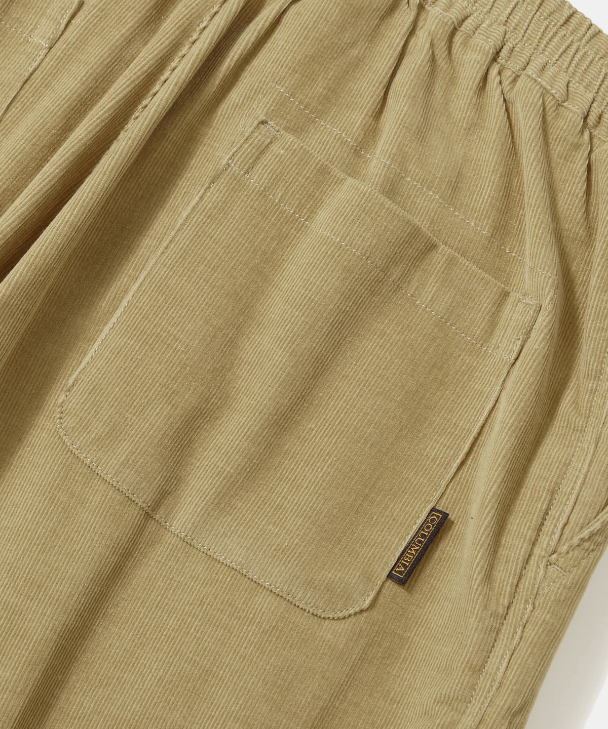 컬럼비아 유니버시티(COLUMBIA UNIVERSITY) TRAJAN LABEL PINTUCK WIDE-FIT CORDUROY PANTS_BEIGE