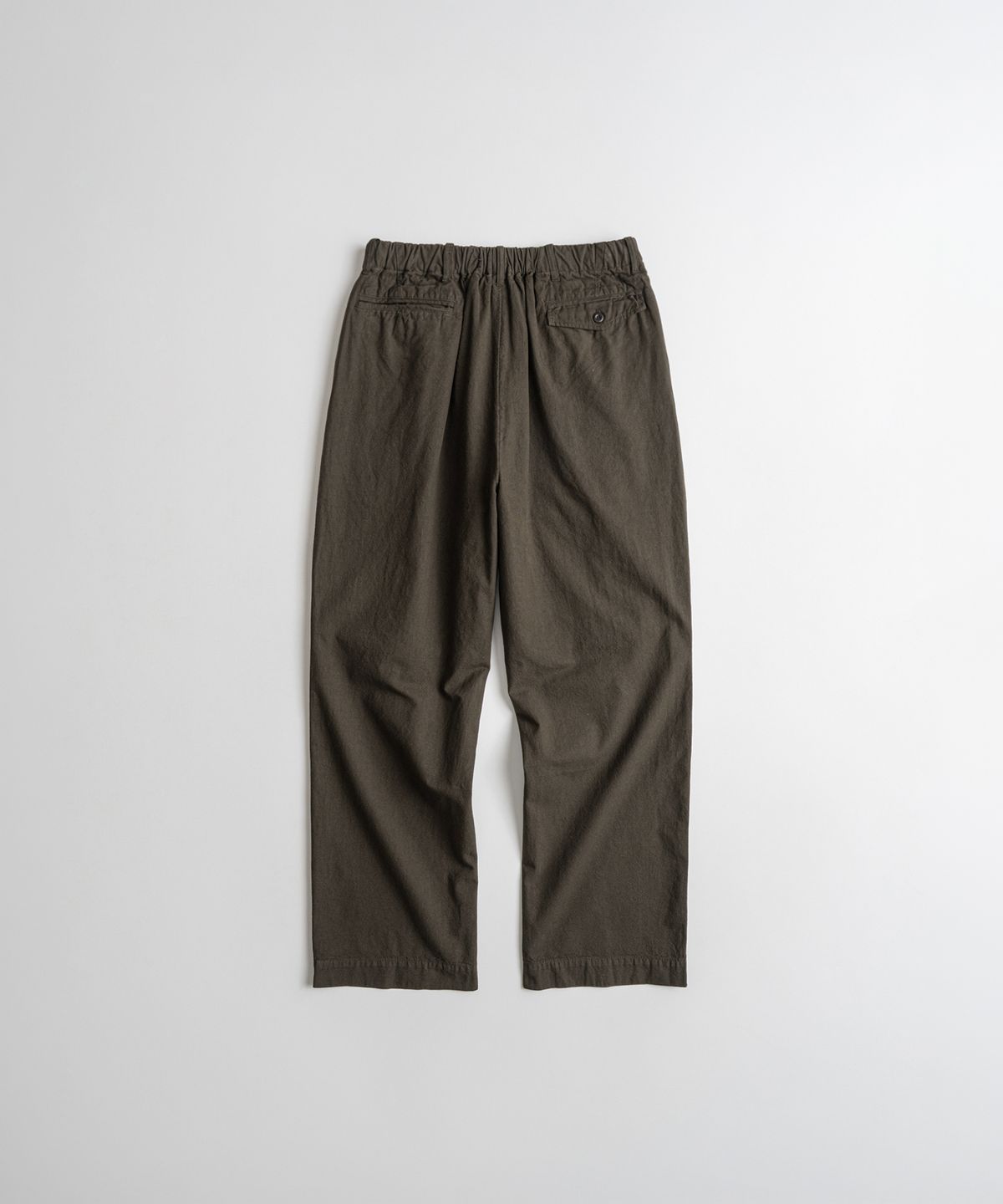 비헤비어(BEHEAVYER) DYED C/L EASY TROUSER brown