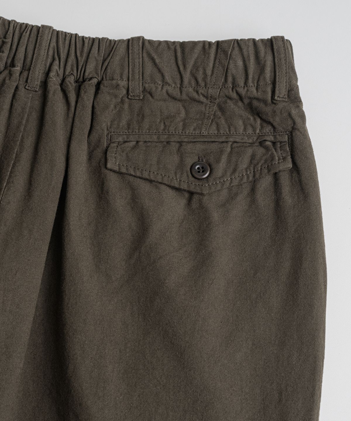 비헤비어(BEHEAVYER) DYED C/L EASY TROUSER brown