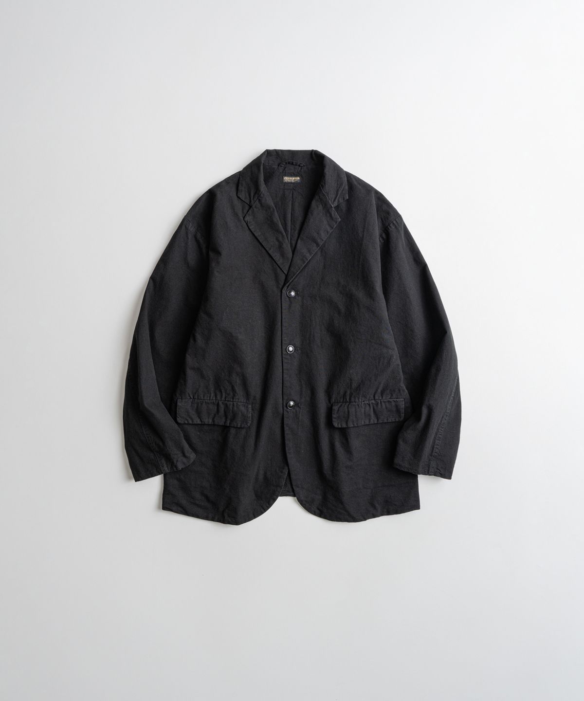 비헤비어(BEHEAVYER) DYED C/L SINGLE JACKET black