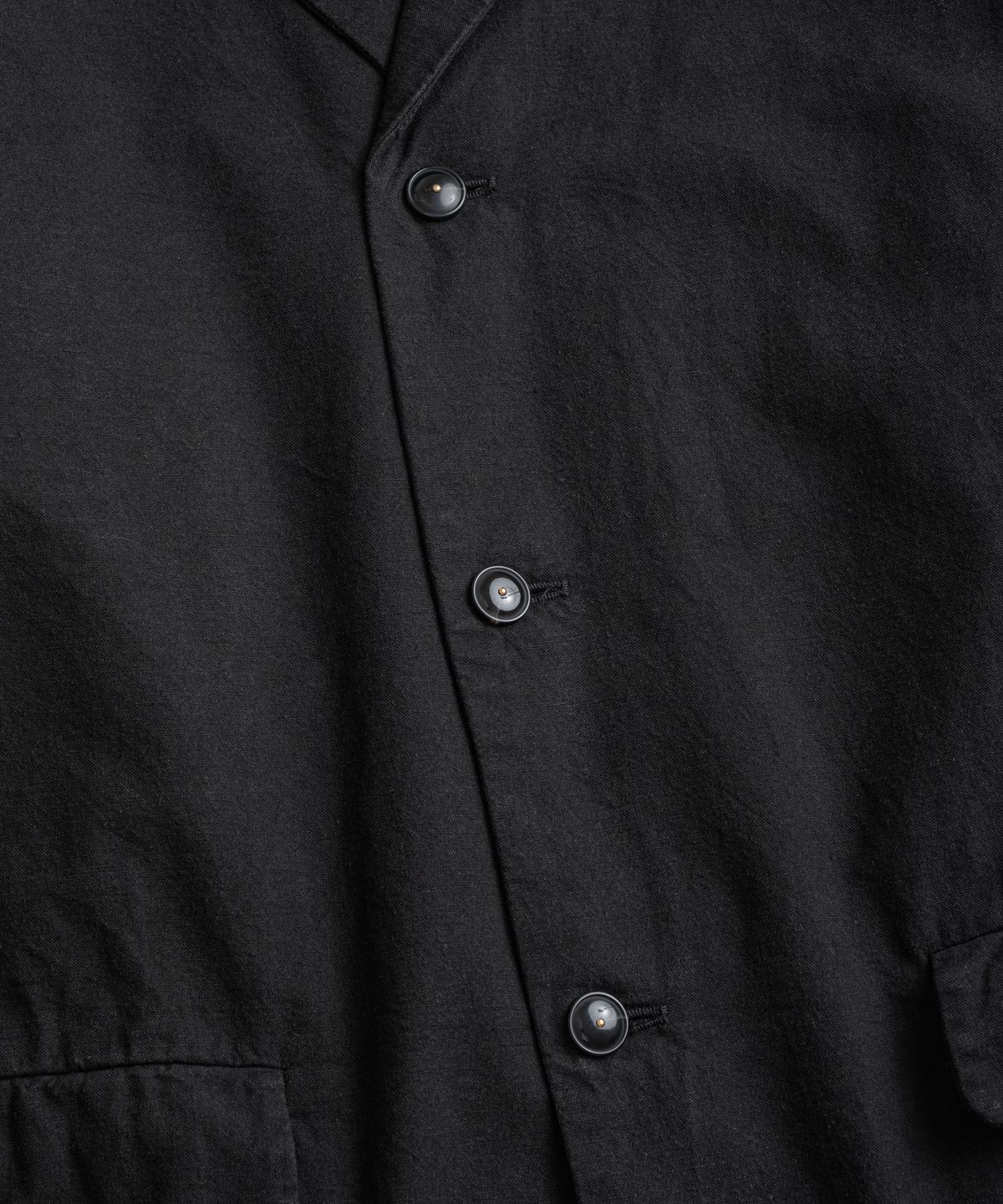 비헤비어(BEHEAVYER) DYED C/L SINGLE JACKET black
