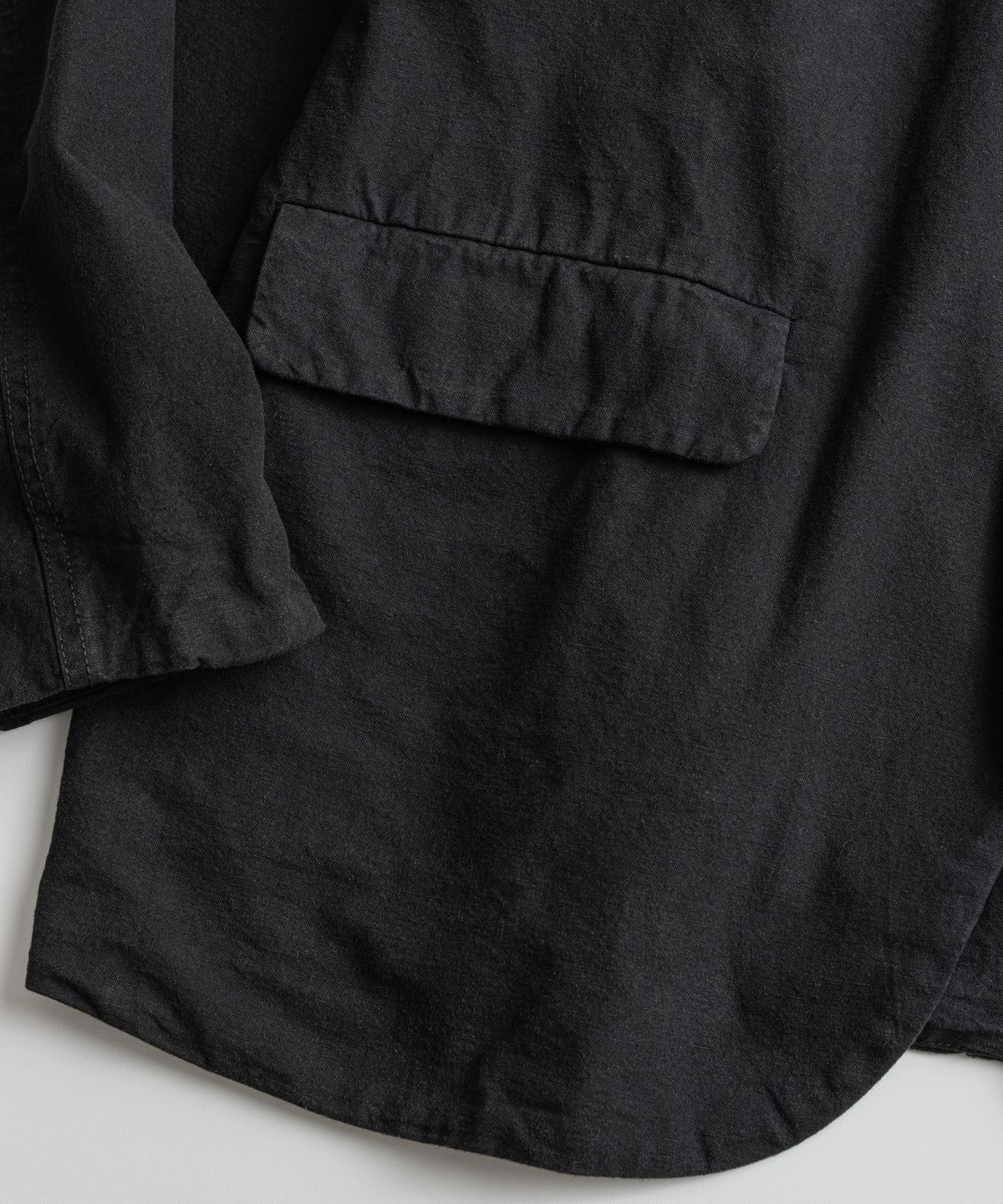 비헤비어(BEHEAVYER) DYED C/L SINGLE JACKET black