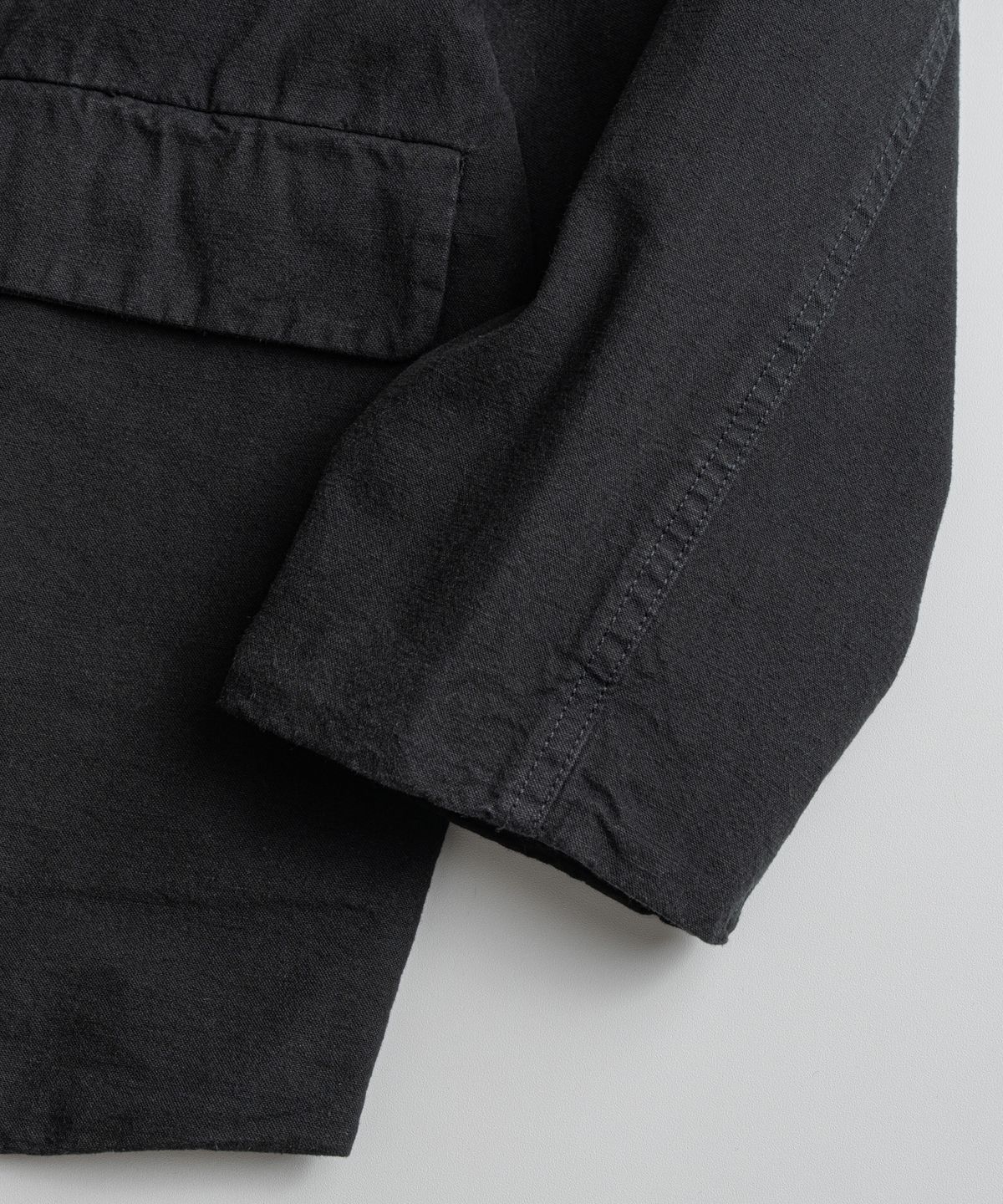 비헤비어(BEHEAVYER) DYED C/L SINGLE JACKET black