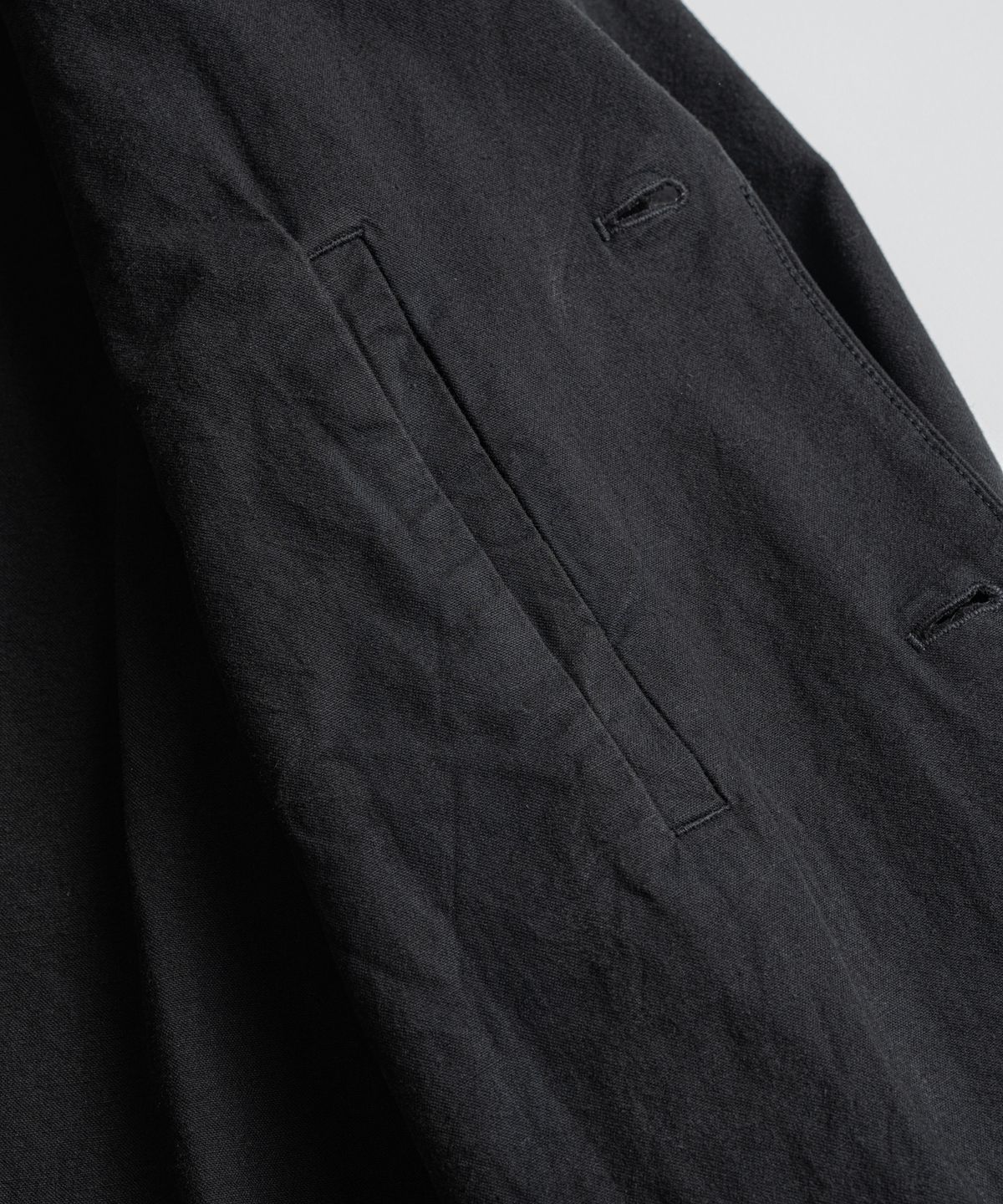 비헤비어(BEHEAVYER) DYED C/L SINGLE JACKET black