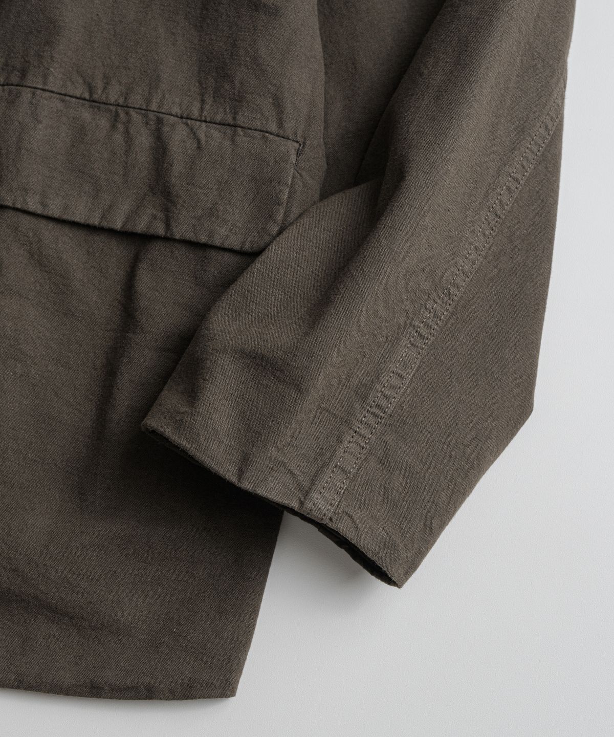비헤비어(BEHEAVYER) DYED C/L SINGLE JACKET brown