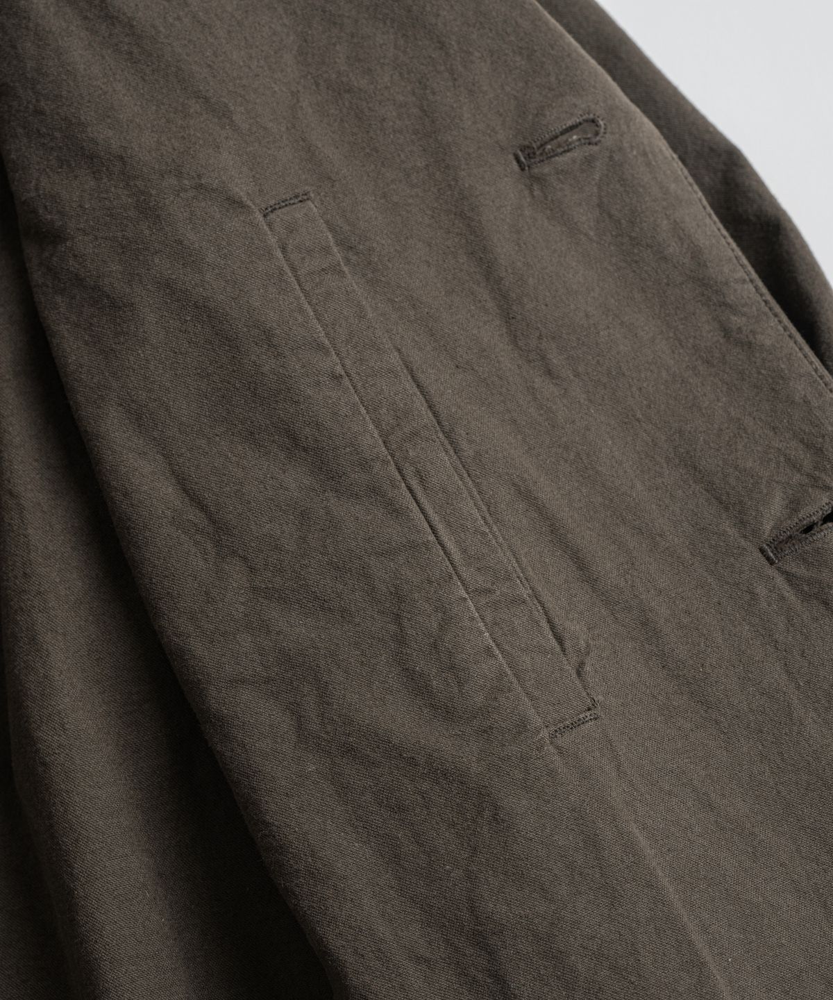 비헤비어(BEHEAVYER) DYED C/L SINGLE JACKET brown