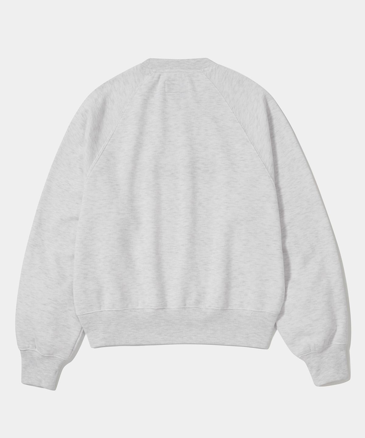 컬럼비아 유니버시티(COLUMBIA UNIVERSITY) 8BIT CROP FLEECE WOMEN CREW NECK _LIGHT GRAY