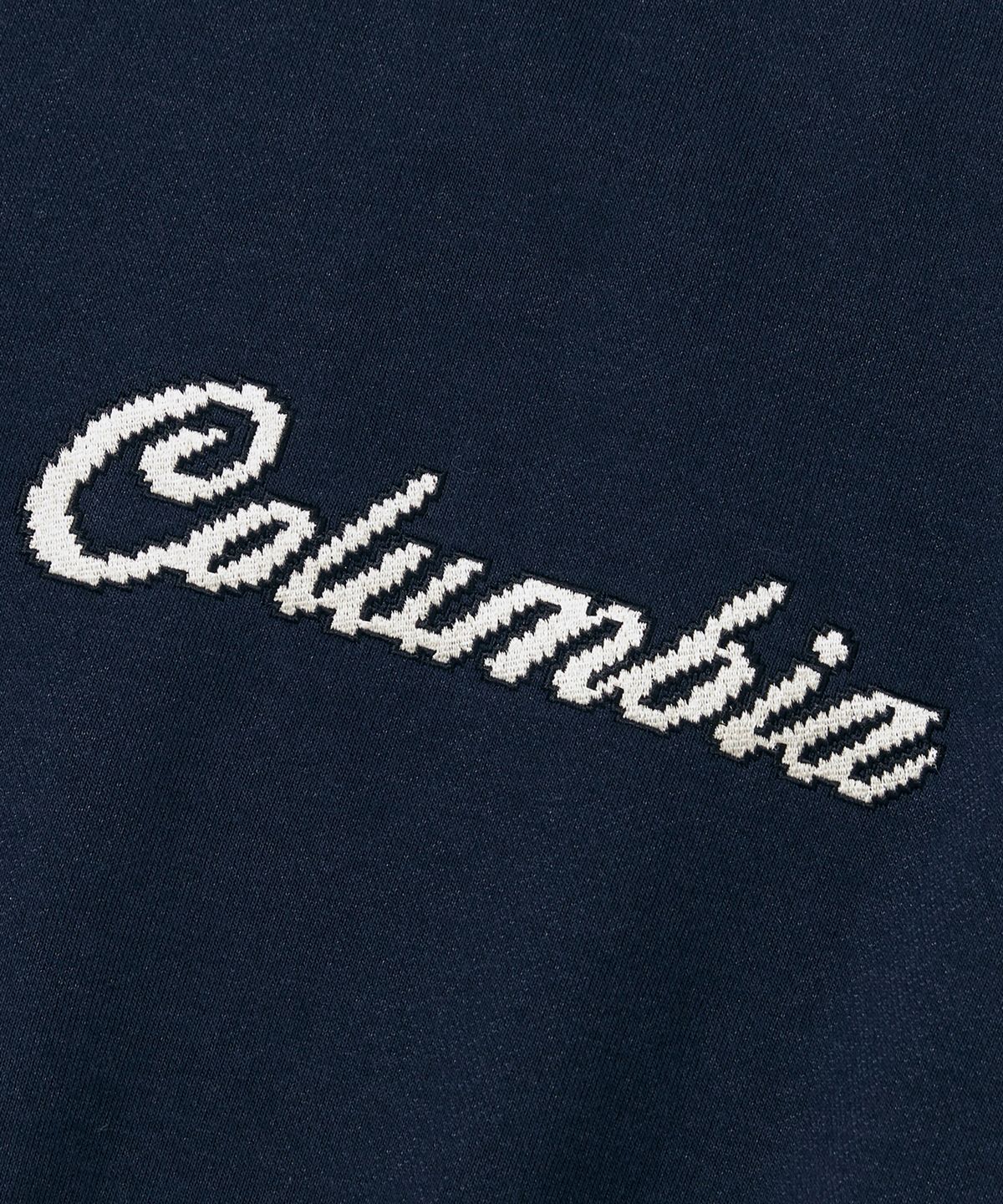 컬럼비아 유니버시티(COLUMBIA UNIVERSITY) 8BIT CROP FLEECE WOMEN CREW NECK _NAVY