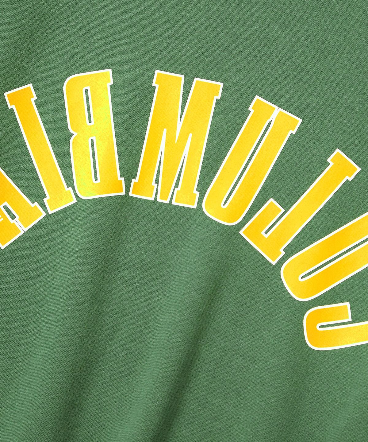 컬럼비아 유니버시티(COLUMBIA UNIVERSITY) REVERSE ARCH FLEECE CREW NECK_VINTAGE GREEN
