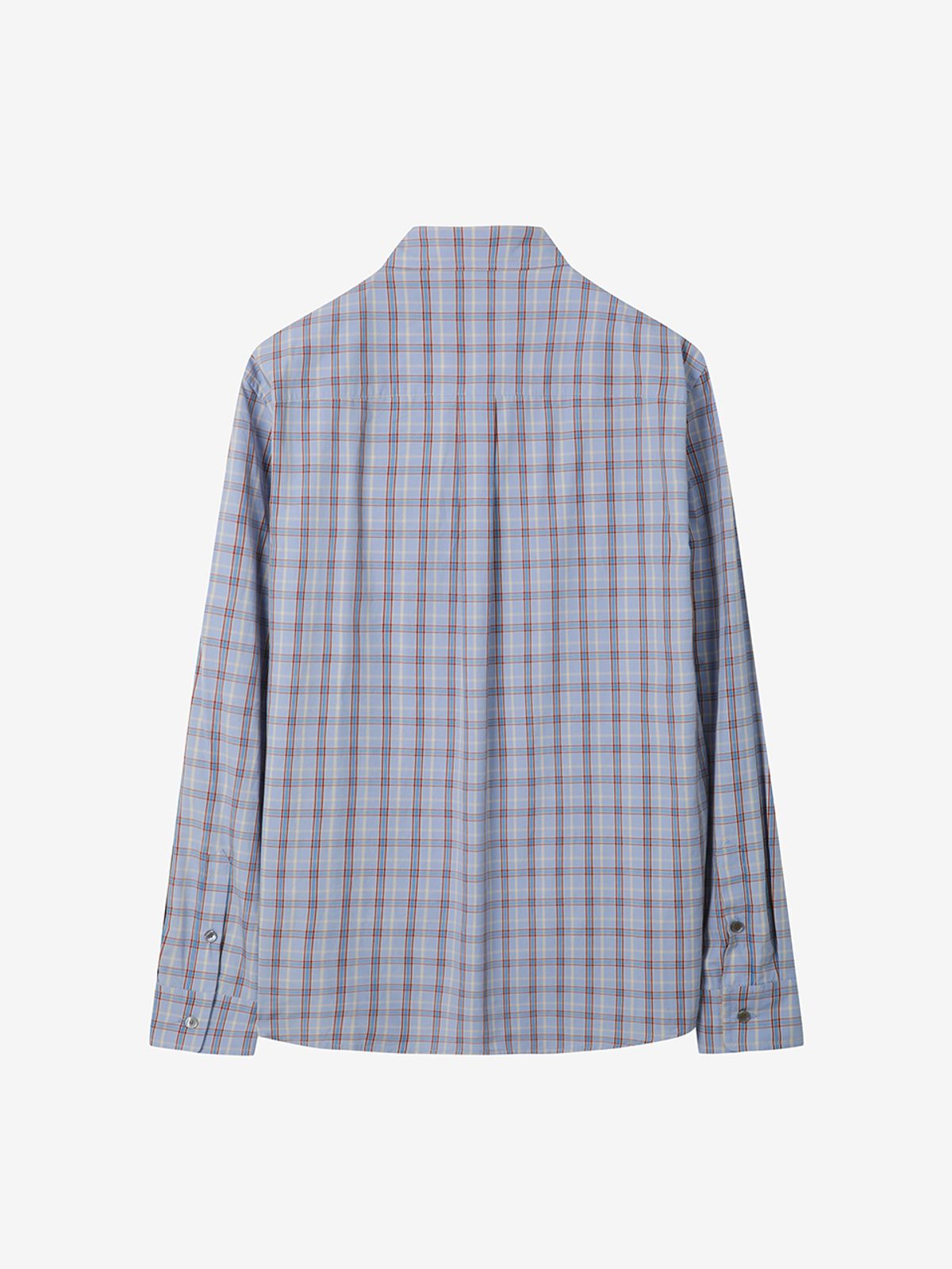 엘유브이엠(LUVM) CHECKED CLASSIC SHIRTS FOR MEN_SKY BLUE