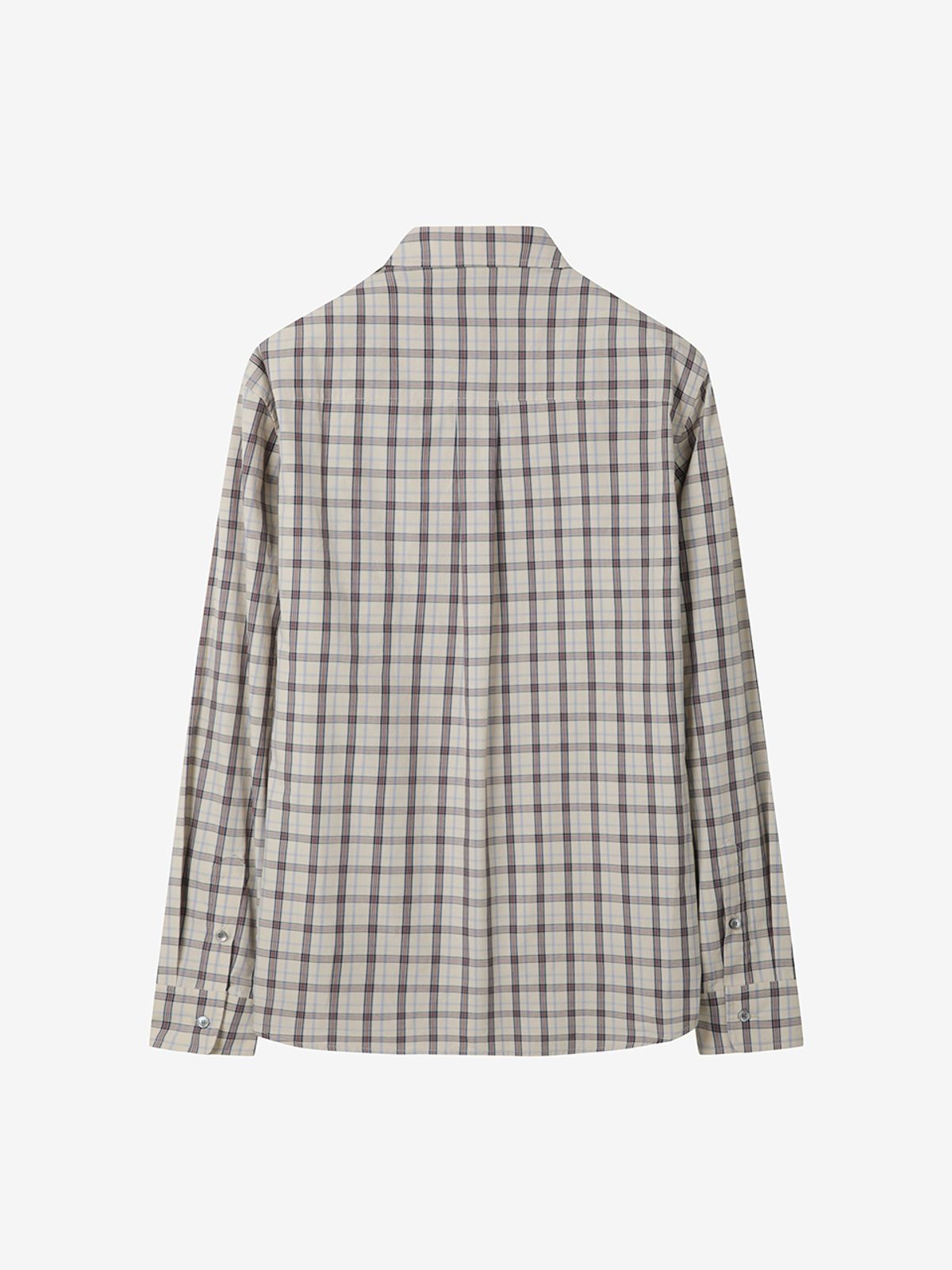 엘유브이엠(LUVM) CHECKED CLASSIC SHIRTS FOR MEN_BEIGE