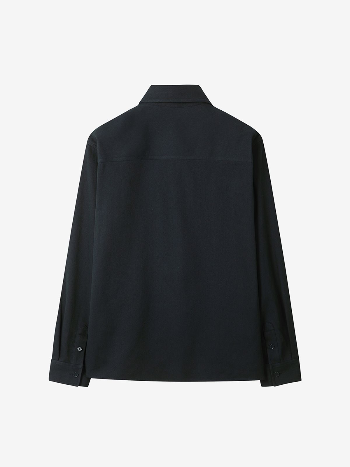 엘유브이엠(LUVM) LOGO PATCH COTTON SHIRTS FOR MEN_NAVY