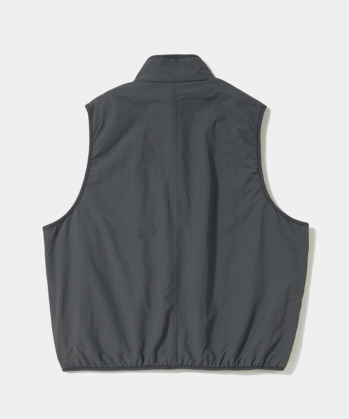 컬럼비아 유니버시티(COLUMBIA UNIVERSITY) TRAJAN LABEL REVERSIBLE NYLON/PP VEST_CHARCOAL