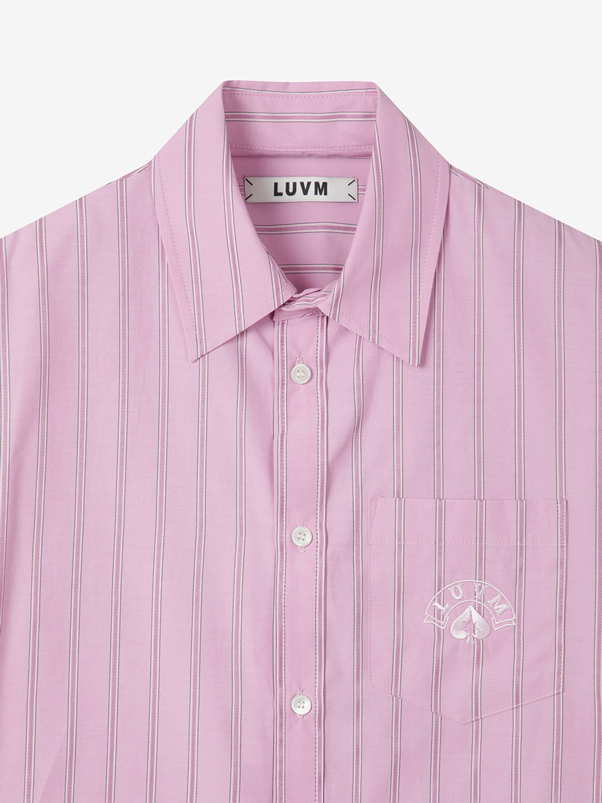 엘유브이엠(LUVM) STANDARD LOGO SHIRTS_PINK
