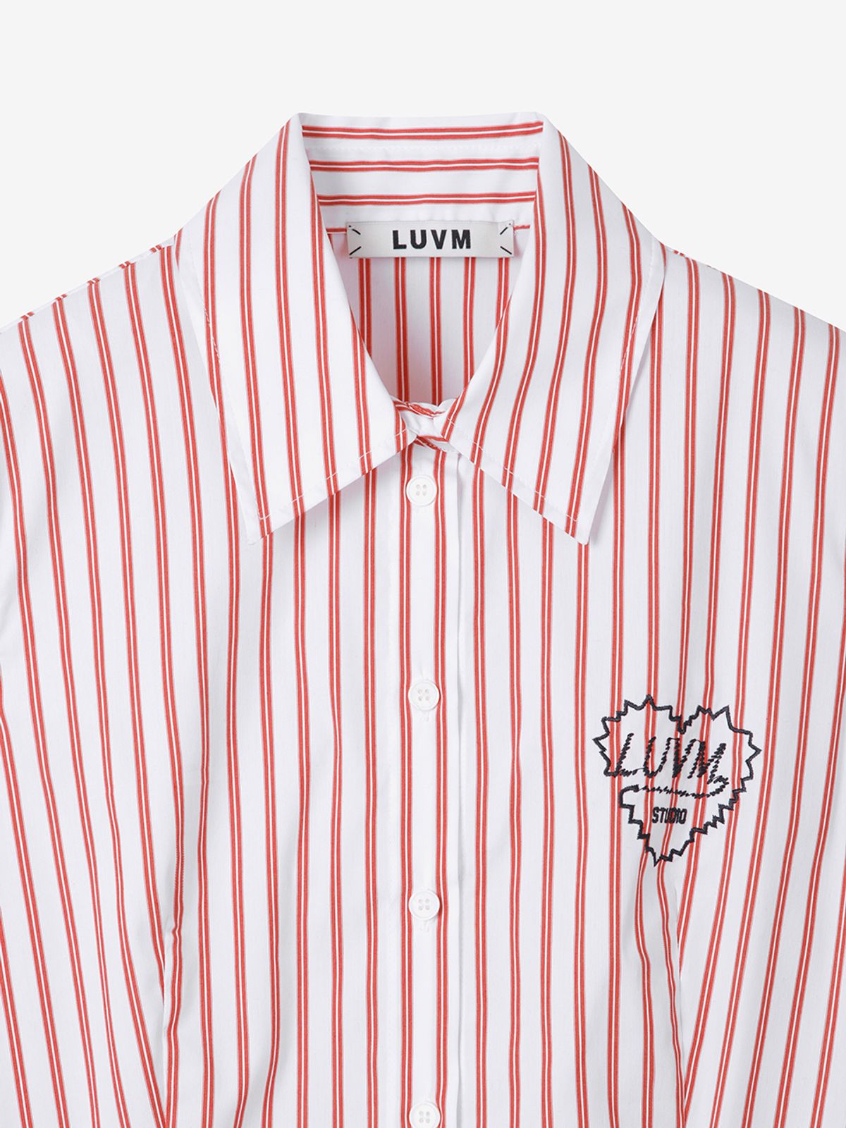 엘유브이엠(LUVM) LOGO STRIPE SHIRTS_RED