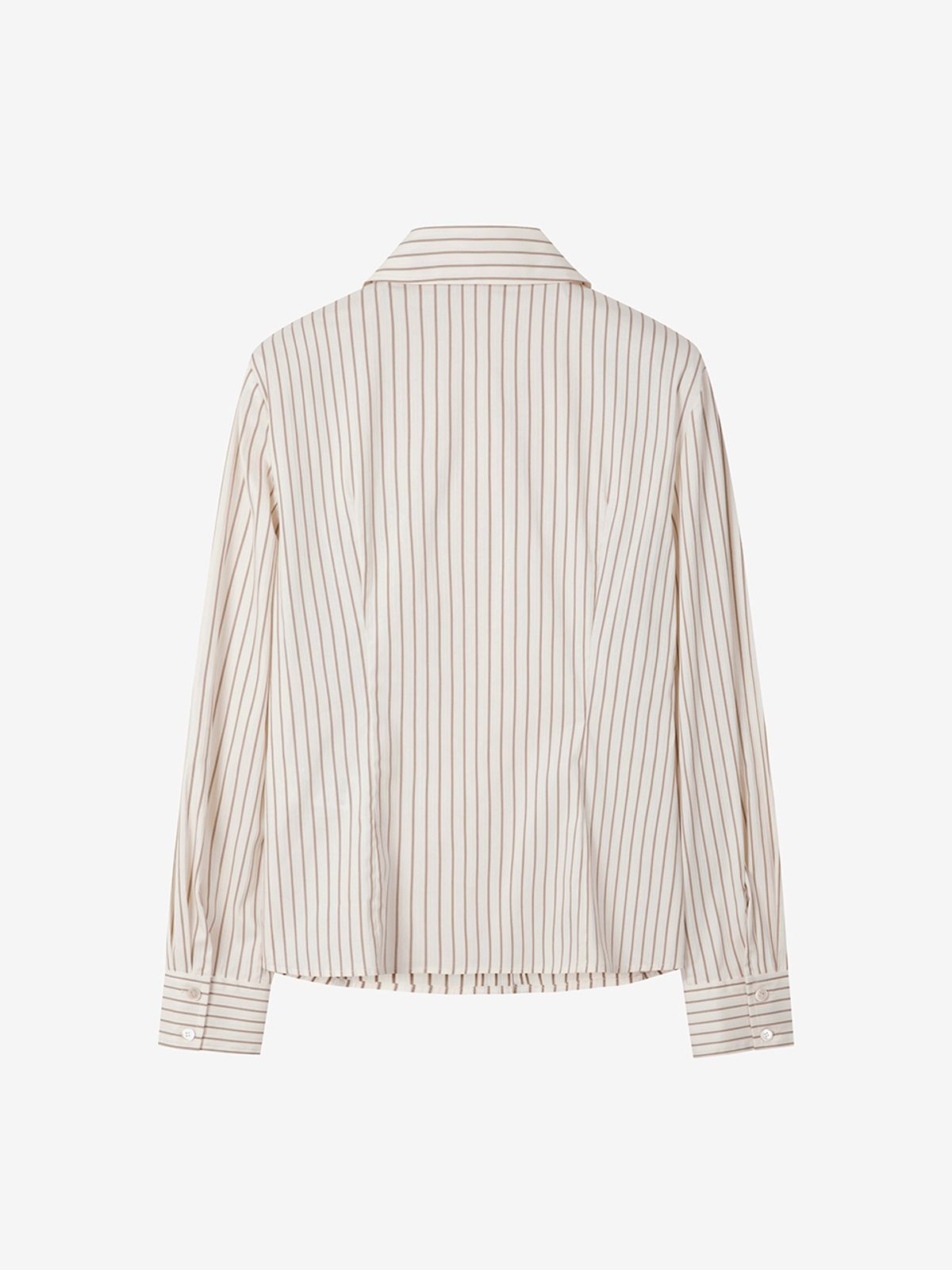 엘유브이엠(LUVM) LOGO STRIPE SHIRTS_BEIGE