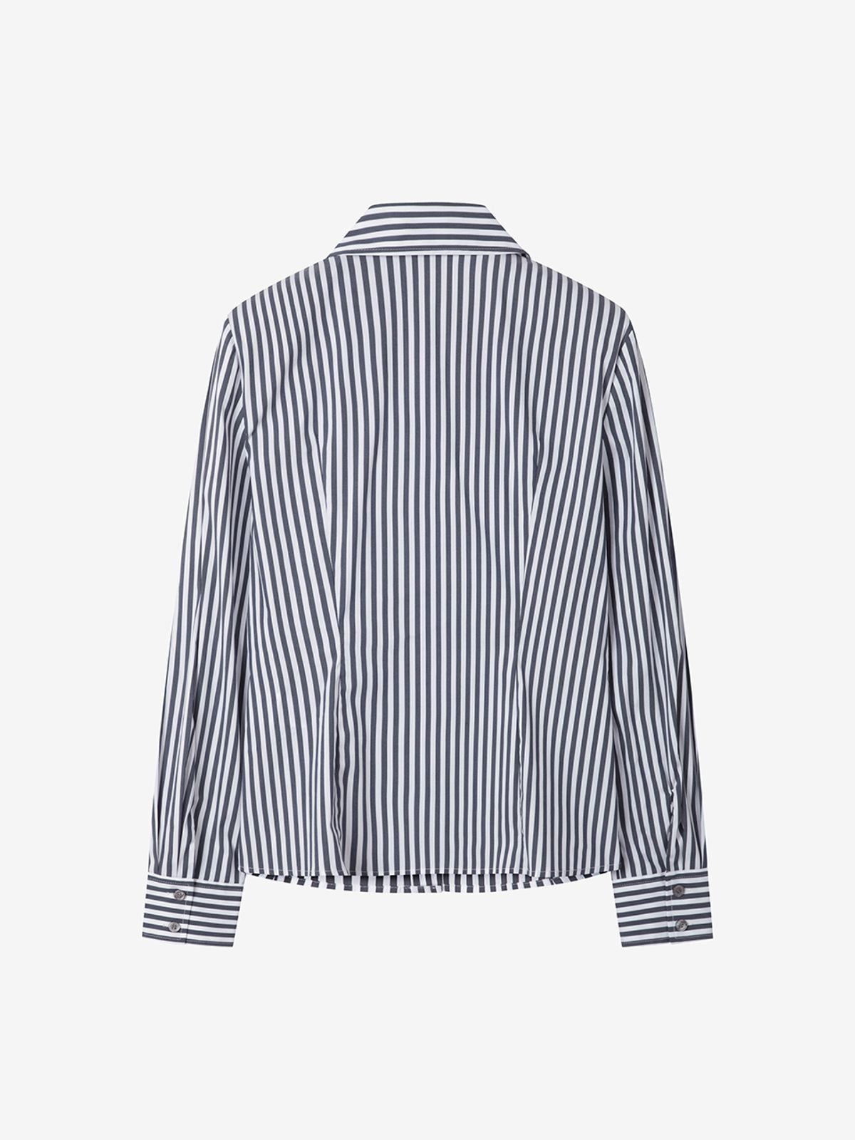 엘유브이엠(LUVM) LOGO STRIPE SHIRTS_BLACK