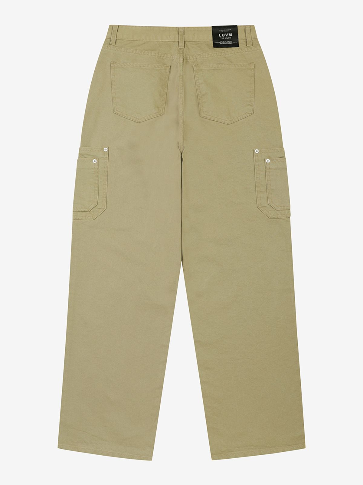 엘유브이엠(LUVM) WIDE FIT COTTON PANTS FOR MEN_BEIGE