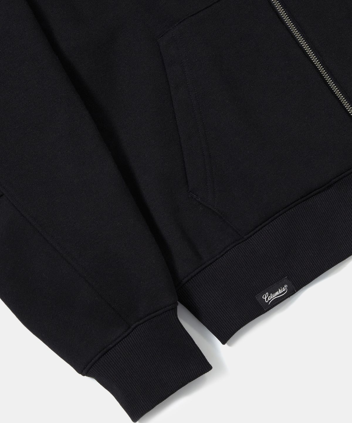 컬럼비아 유니버시티(COLUMBIA UNIVERSITY) NY STREET TAIL FLEECE ZIP-UP HOODIE_BLACK
