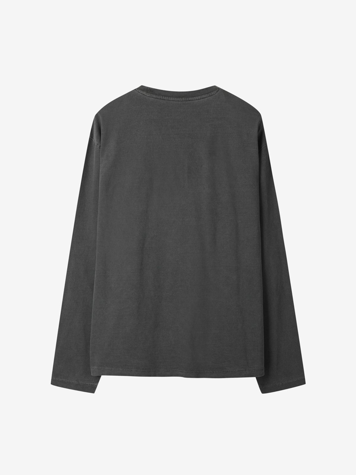 엘유브이엠(LUVM) LOOSE FIT COTTON T-SHIRTS_CHARCOAL GRAY