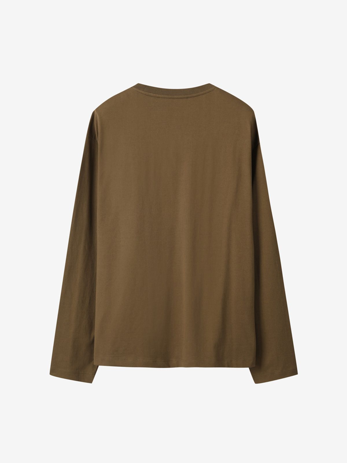 엘유브이엠(LUVM) LOOSE FIT COTTON T-SHIRTS_BROWN
