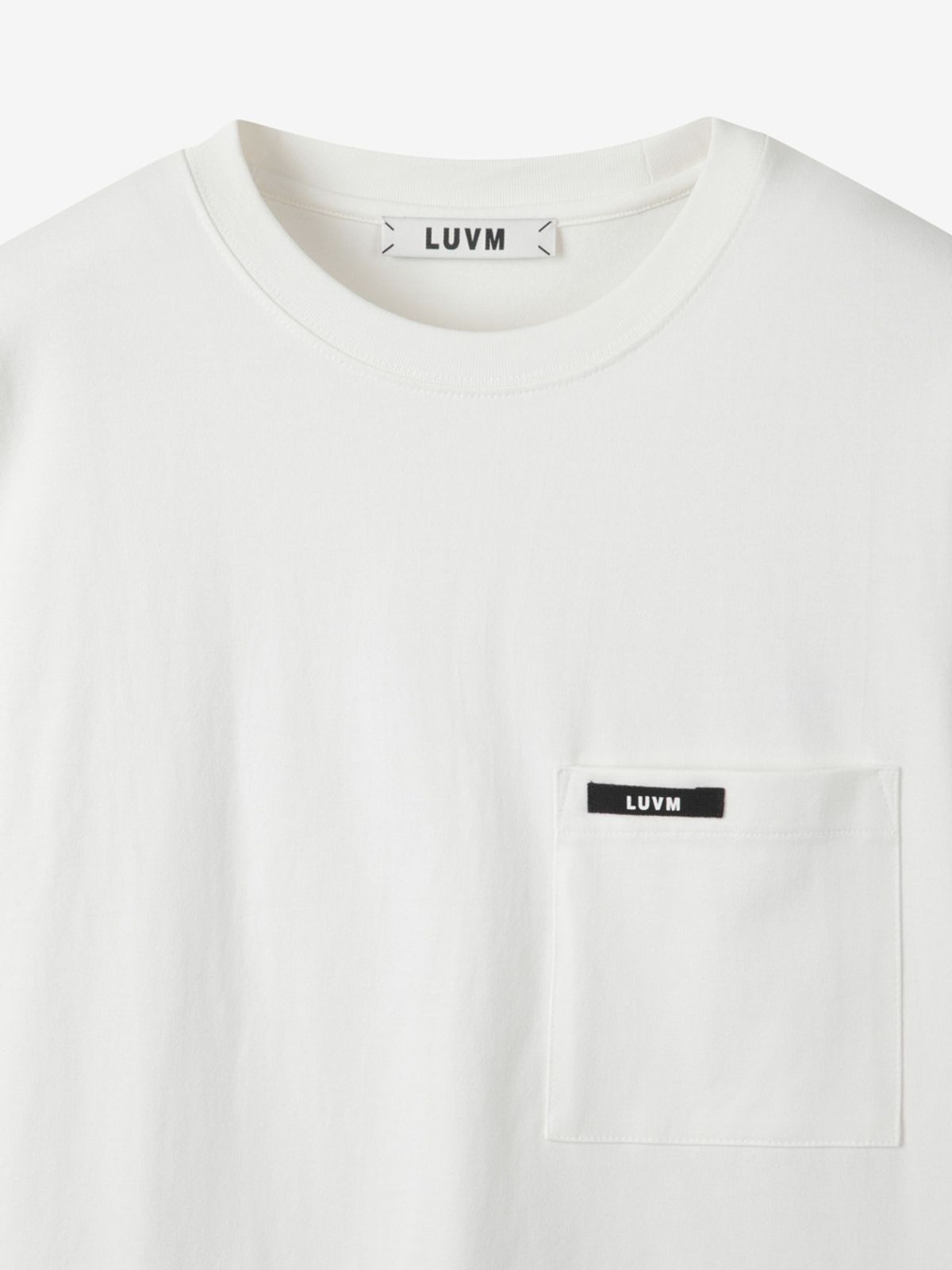 엘유브이엠(LUVM) LOOSE FIT COTTON T-SHIRTS_IVORY