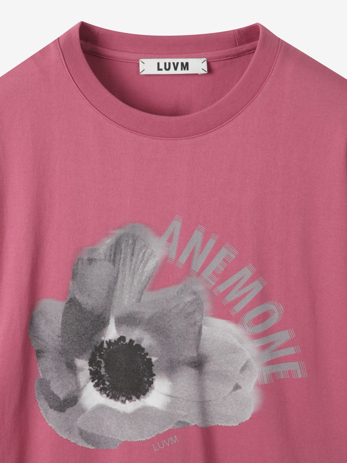 엘유브이엠(LUVM) ANEMONE PRINTING T-SHIRTS_PINK