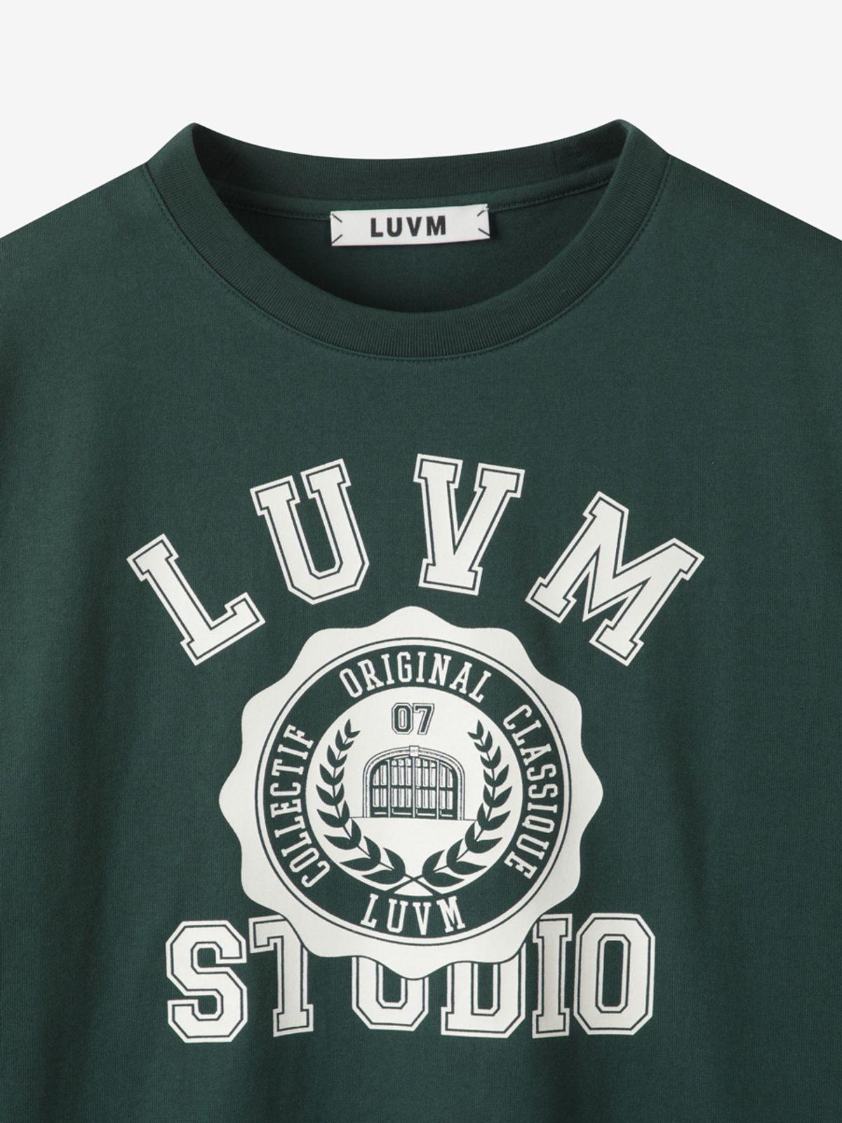 엘유브이엠(LUVM) LUVM STUDIO T-SHIRTS_GREEN