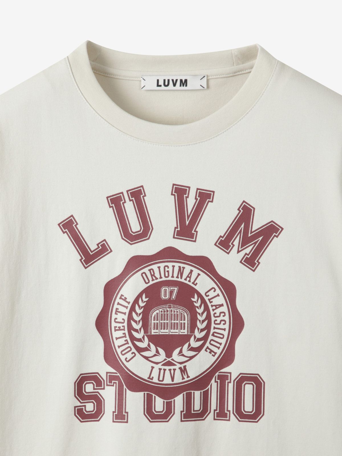 엘유브이엠(LUVM) LUVM STUDIO T-SHIRTS_CREAM