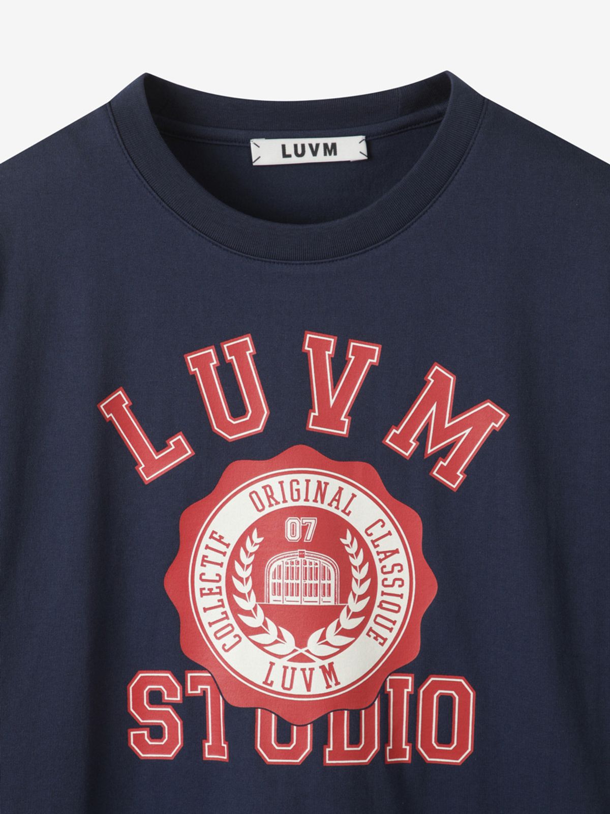 엘유브이엠(LUVM) LUVM STUDIO T-SHIRTS_NAVY