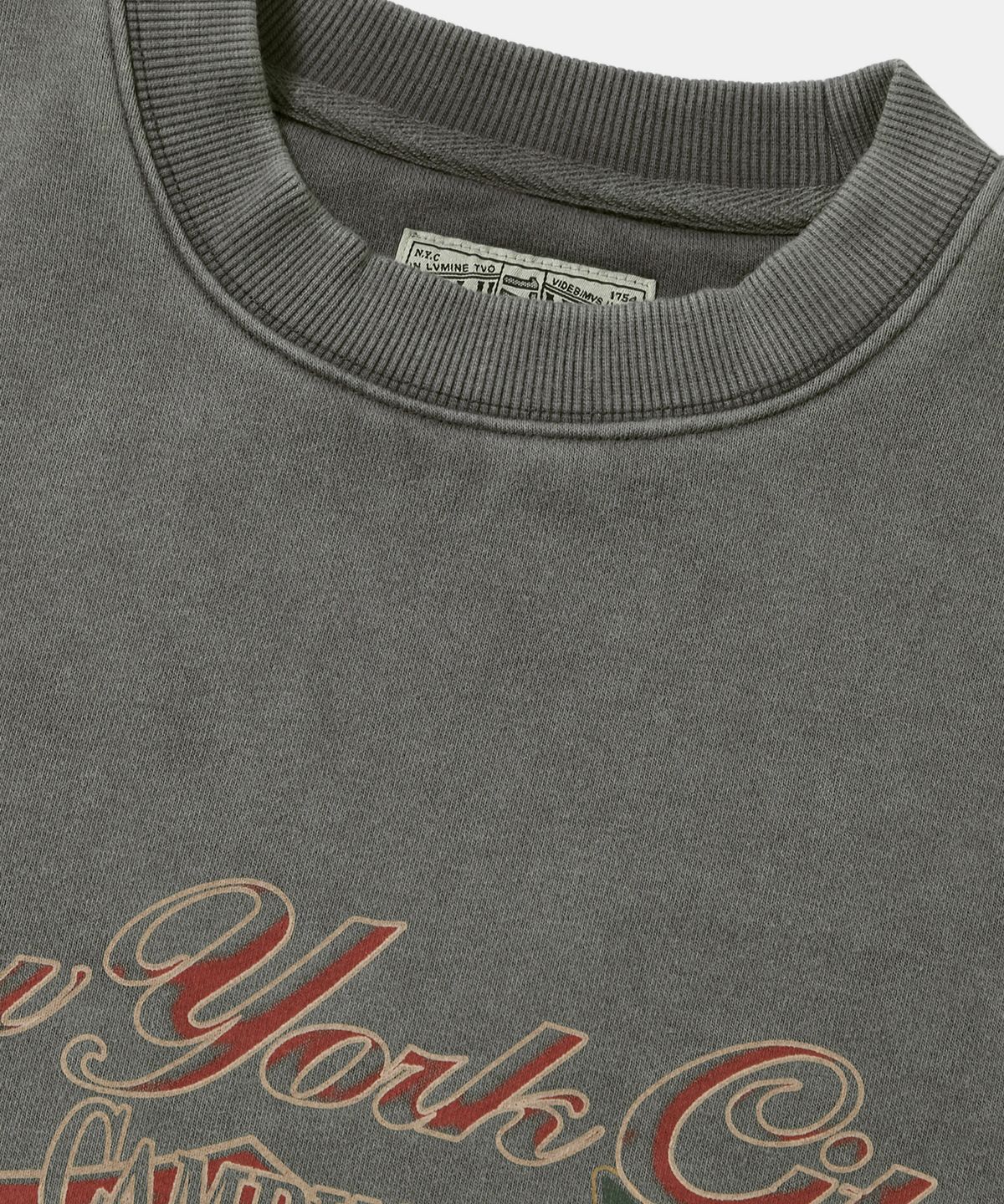 컬럼비아 유니버시티(COLUMBIA UNIVERSITY) CAMPUS WASHED FLEECE CREW NECK_GRAY