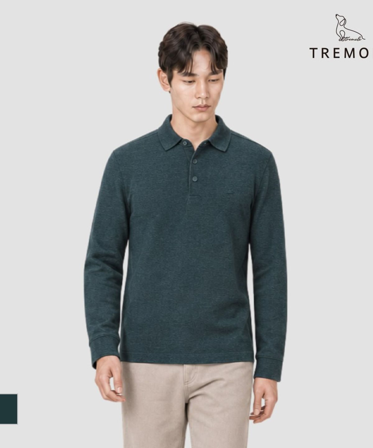 트레몰로(TREMOLO) Y에리 솔리드 티셔츠_TRHAL4Z8431