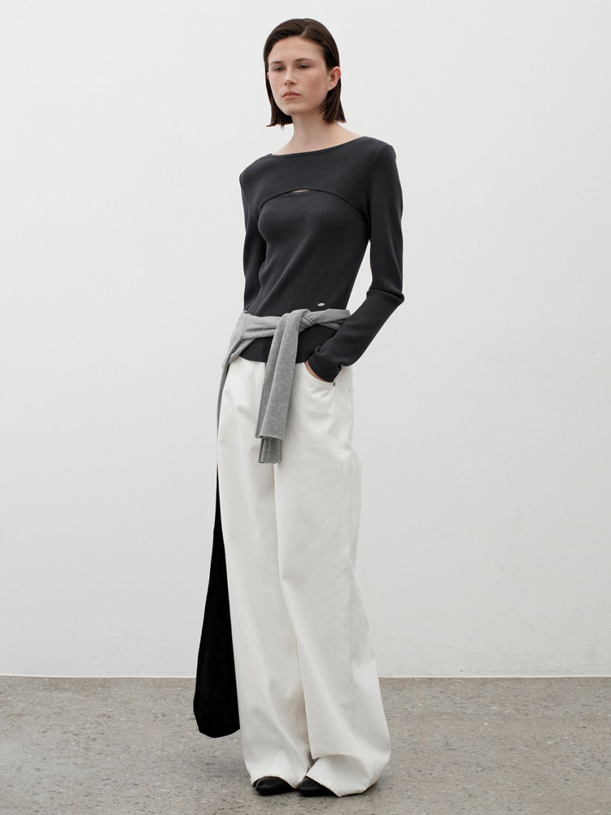 아틀리에 나인(ATELIER NAIN) RAVI KNIT TOP&SLEEVELESS SET S(T-7111)