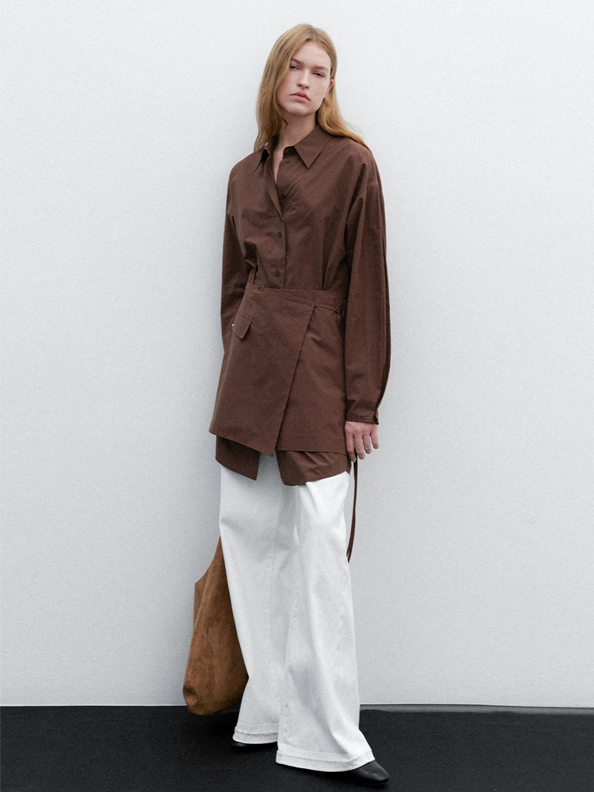 아틀리에 나인(ATELIER NAIN) AVERY LAYERED SHIRT ONE PIECE(OP-6296)