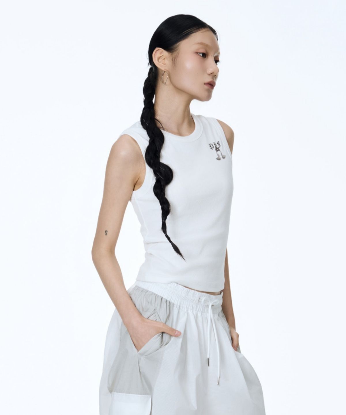 칠 하나 투 구육(71TO96) 연화키링,Mandarin Duck Sleeveless (White)