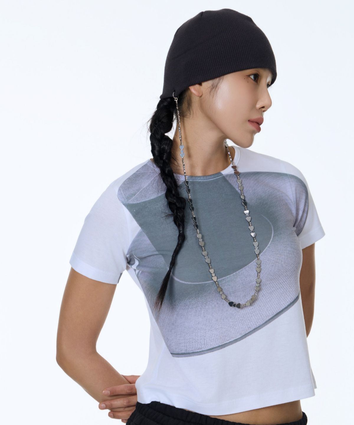 칠 하나 투 구육(71TO96) Gat Crop T-shirt